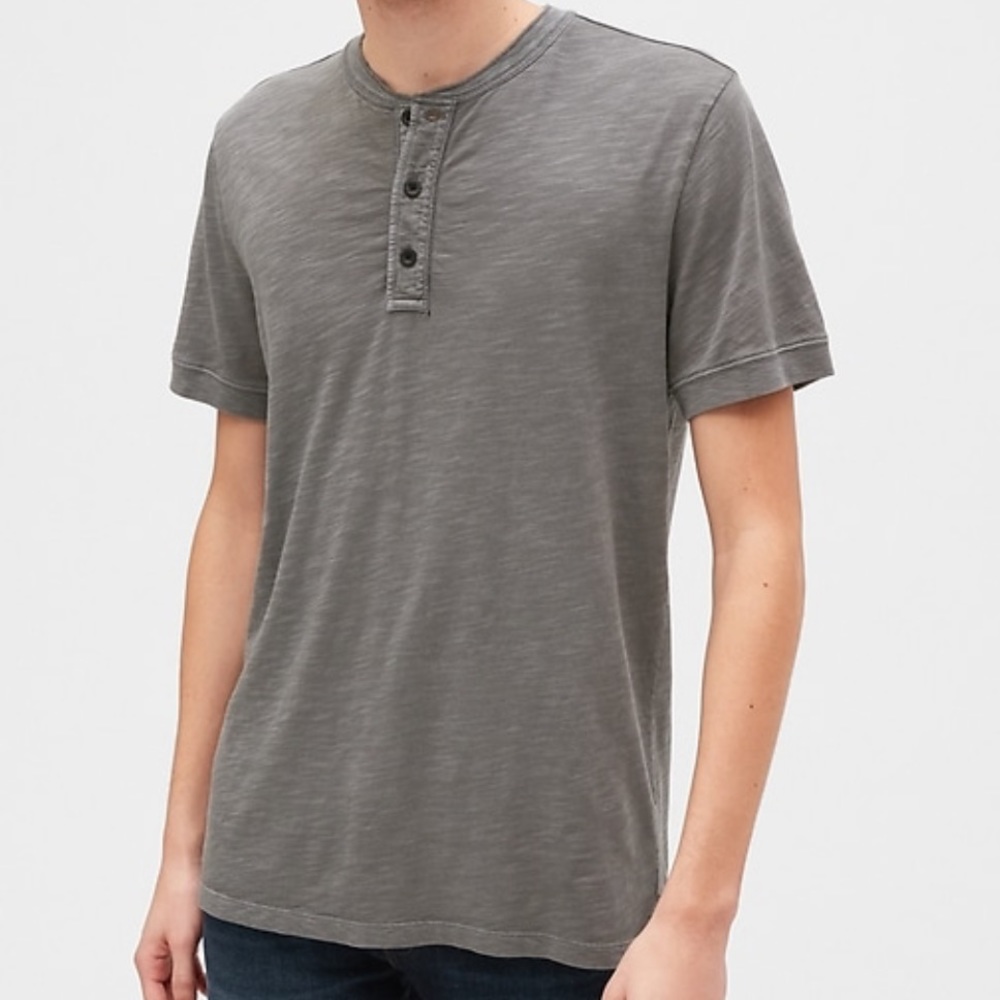 Gap slub henley t shirts